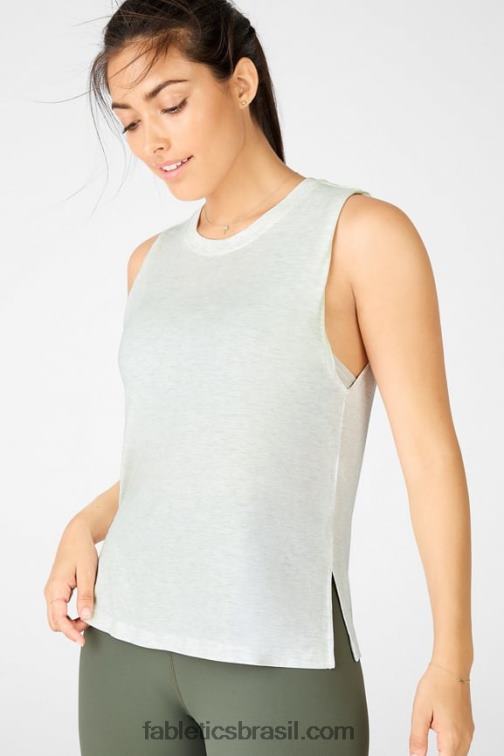 Fabletics urze cinza claro 420HR2403 tanque de amor mulheres