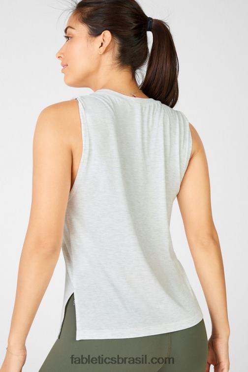 Fabletics urze cinza claro 420HR2403 tanque de amor mulheres