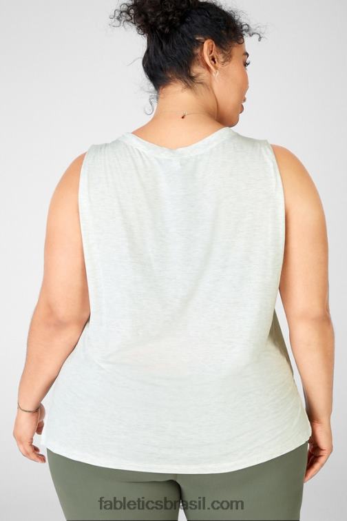 Fabletics urze cinza claro 420HR2404 tanque de amor mulheres