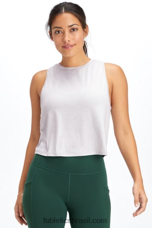 Fabletics urze cinza suave 420HR2207 tanque muscular dry-flex mulheres