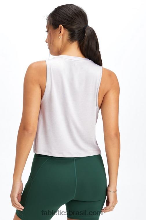 Fabletics urze cinza suave 420HR2207 tanque muscular dry-flex mulheres