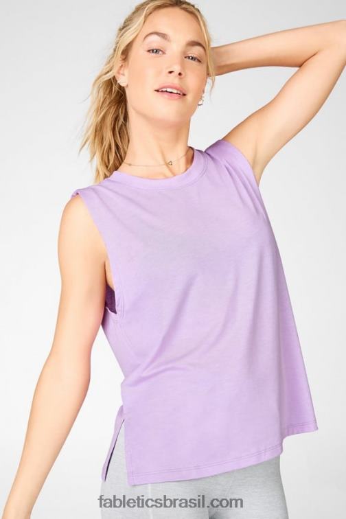 Fabletics urze lilás 420HR2396 tanque de amor mulheres