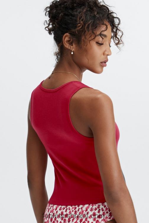 Fabletics vermelho escuro 420HR2256 tanque britt 24/7 mulheres