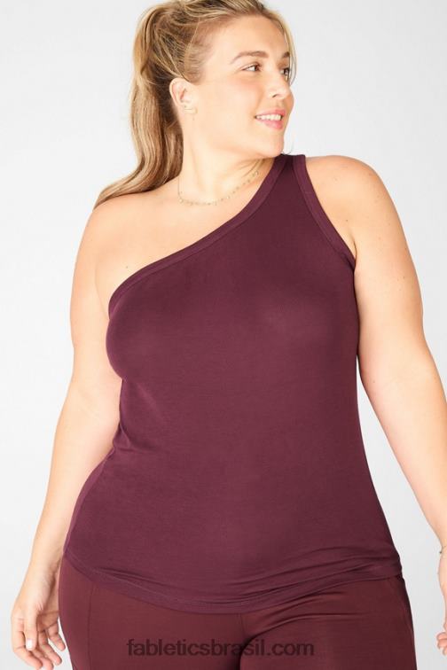 Fabletics vinho do Porto 420HR2362 esme um tanque de ombro mulheres
