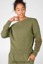 Fabletics abacate 420HR2546 moletom pérola mulheres