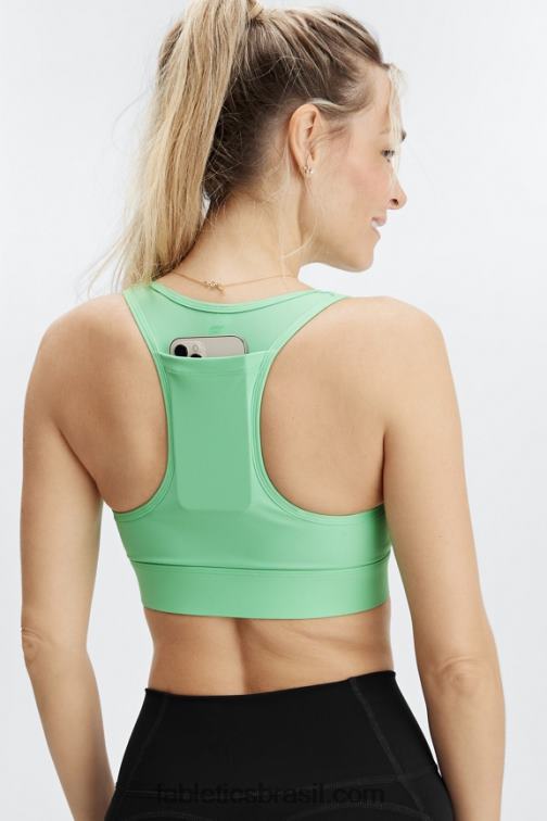 Fabletics água tropical 420HR1762 sutiã esportivo de médio impacto em movimento 116 mulheres - Image 5