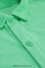Fabletics água tropical 420HR3559 a ilha terry botão para cima homens - Image 4
