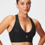Fabletics amantes e amigos de folha 420HR1708 sutiã esportivo oasis twist 106 mulheres