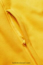 Fabletics amarelo vintage 420HR3708 o go-to moletom com zíper completo homens - Image 4