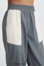 Fabletics ameixa de açúcar/bolinhas pretas 420HR127 calça de trilha bicolor kickback mulheres - Image 3