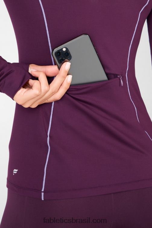 Fabletics ameixa perfeita/violetta 420HR2471 moletom corrida fênix mulheres - Image 5