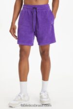 Fabletics ameixa real 420HR3359 a ilha terry short homens - Image 4