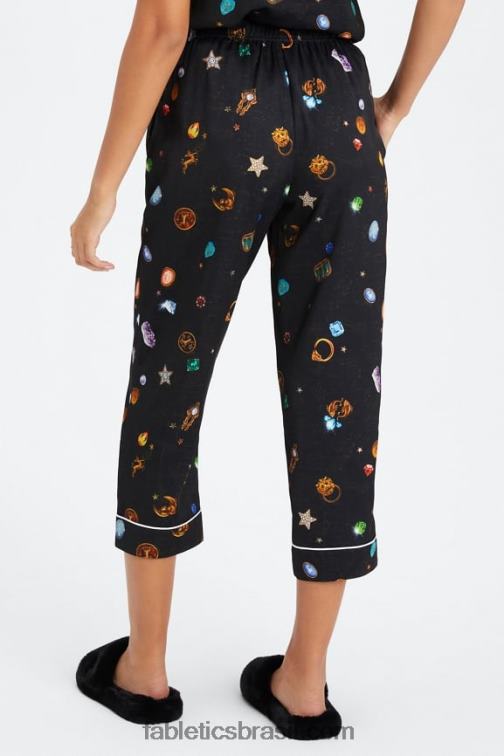 Fabletics amuleto da sorte/garça 420HR52 calça cropped ecosatin mulheres - Image 2