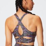 Fabletics animal híbrido 420HR1340 sutiã esportivo antiderrapante 90 mulheres