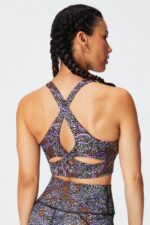 Fabletics animal híbrido 420HR1340 sutiã esportivo antiderrapante 90 mulheres