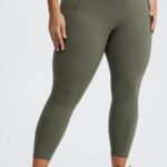 Fabletics ardósia verde 420HR1194 legging motion365 utilitária 7/8 mulheres