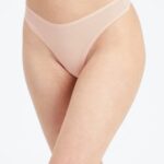 Fabletics areia 420HR2848 tanga de toque fino mulheres