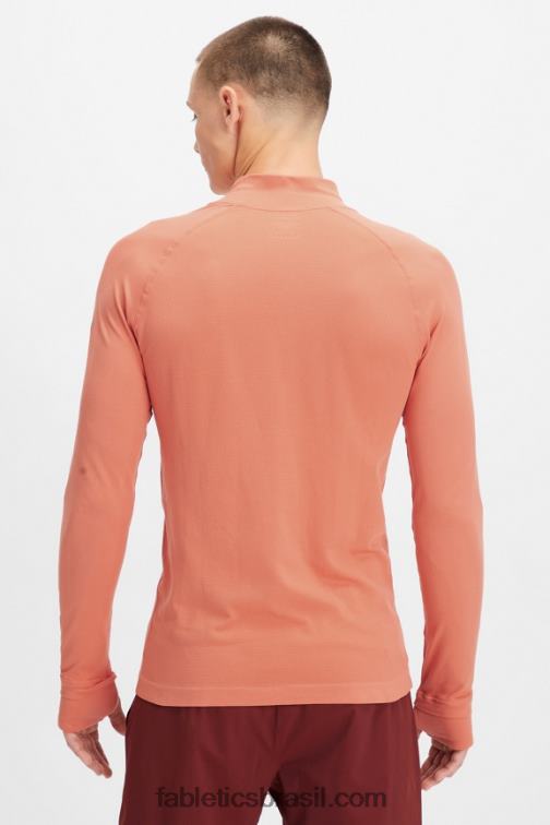 Fabletics argila de arenito 420HR3601 o dia de treino 1/4 zip homens - Image 2