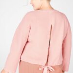 Fabletics argila toscana 420HR2712 moletom com amarração anna mulheres