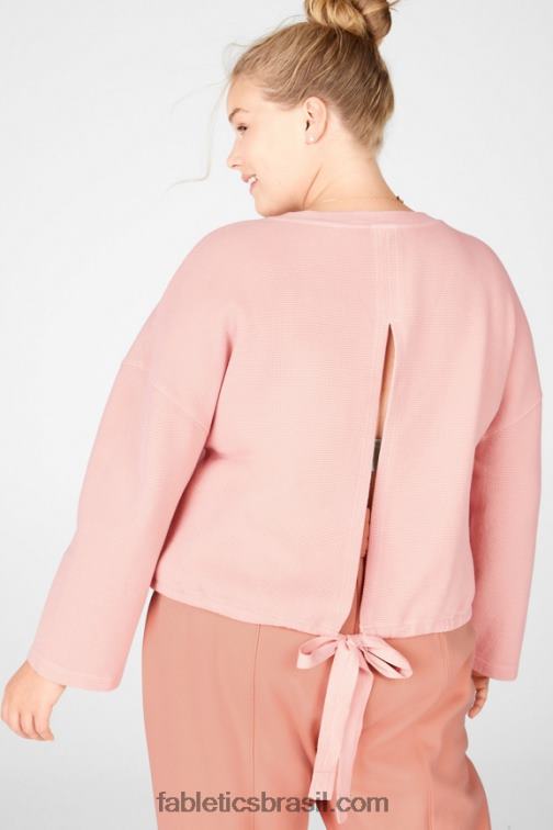 fabletics_argila_toscana_420hr2712_moletom_com_amarracao_anna_mulheres.jpg Fabletics argila toscana 420HR2712 moletom com amarração anna mulheres - Image 1