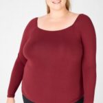 Fabletics arroio vermelho 420HR2725 top manga longa kinsley mulheres