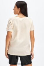 Fabletics aveia 420HR1992 T-shirt em jersey 100% algodão mulheres - Image 3