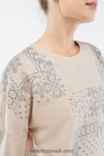 Fabletics aveia bloqueada paisley 420HR2529 moletom kourtney mulheres - Image 3