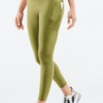 Fabletics azeitona desbotada 420HR1276 legging utilitária trinity motion365 hw mulheres