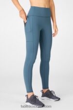 Fabletics azul celeste 420HR1094 legging utilitária trinity motion365+ hw mulheres - Image 4