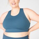 Fabletics azul celeste 420HR1362 sutiã esportivo antiderrapante 95 mulheres
