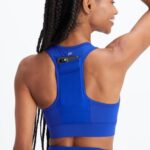 Fabletics azul clássico 420HR1371 sutiã esportivo trinity de alto impacto 96 mulheres