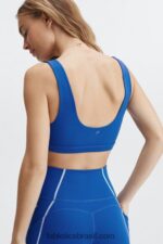 Fabletics azul clássico 420HR1619 sutiã esportivo lola de baixo impacto mulheres - Image 2