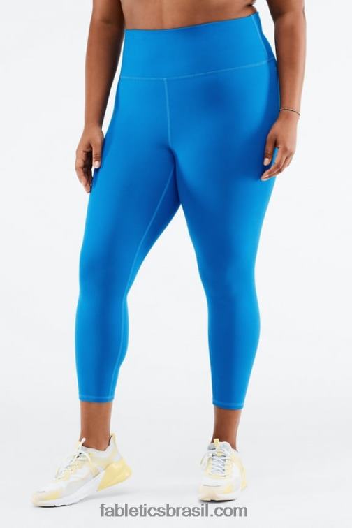 Fabletics azul elétrico 420HR1316 define powerhold cintura alta 7/8 legging 88 mulheres - Image 1