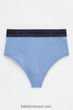 Fabletics azul holandês 420HR2872 Calcinha cintura alta 24-7 mulheres - Image 6