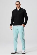 Fabletics azul nórdico 420HR3058 o chino lateral alto (slim fit) homens - Image 2