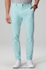 Fabletics azul nórdico 420HR3066 o chino lateral alto (ajuste clássico) homens