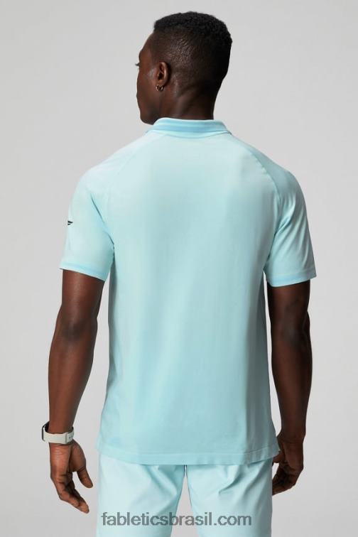 Fabletics azul nórdico 420HR3442 o dia de treino polo com ponta homens - Image 2