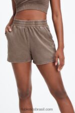 Fabletics baía enevoada/beijo de pêssego 420HR475 venice lounge short mulheres
