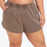 Fabletics baía enevoada/beijo de pêssego 420HR476 venice lounge short mulheres