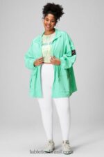 Fabletics baía enevoada/branco clássico 420HR2763 parka utilitária mulheres - Image 3