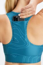 Fabletics batimetria hidrow azul escuro 420HR1747 sutiã esportivo de médio impacto em movimento 113 mulheres - Image 2