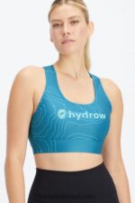 Fabletics batimetria hidrow azul escuro 420HR1747 sutiã esportivo de médio impacto em movimento 113 mulheres