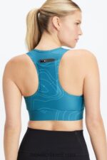 Fabletics batimetria hidrow azul escuro 420HR1747 sutiã esportivo de médio impacto em movimento 113 mulheres - Image 4