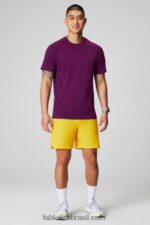 Fabletics beringela 420HR3458 o tee do dia de treinamento 174 homens - Image 3