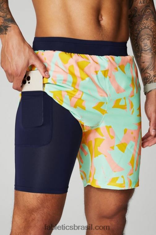 Fabletics blobs orgânicos de beijo de pêssego 420HR3132 o fundamental curto ii (alinhado) 134 homens - Image 2