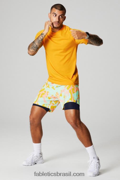 Fabletics blobs orgânicos de beijo de pêssego 420HR3132 o fundamental curto ii (alinhado) 134 homens - Image 5