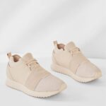 Fabletics blush nude 420HR2964 sapatilha de malha combinada mulheres
