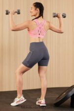 Fabletics blush rouge/creme de manteiga rosa 420HR1383 sutiã esportivo de alto impacto faye mulheres - Image 4