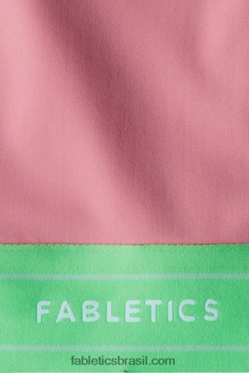 Fabletics blush rouge/limão açucarado 420HR1815 sutiã esportivo de médio impacto mulheres - Image 5