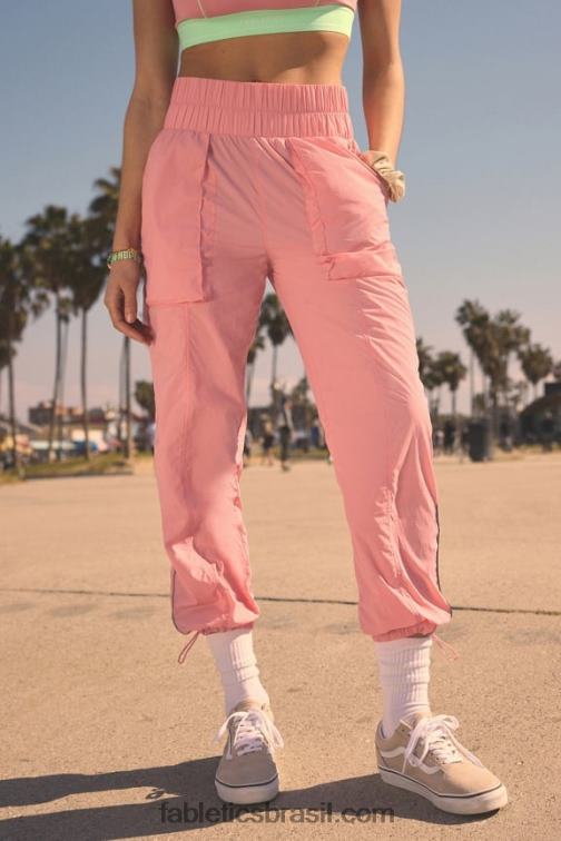 fabletics_blush_vermelho_prata_reflexivo_420hr7_calca_de_nailon_de_cintura_ultra_alta_mulheres.jpg Fabletics blush vermelho/prata reflexivo 420HR7 calça de náilon de cintura ultra alta mulheres - Image 1